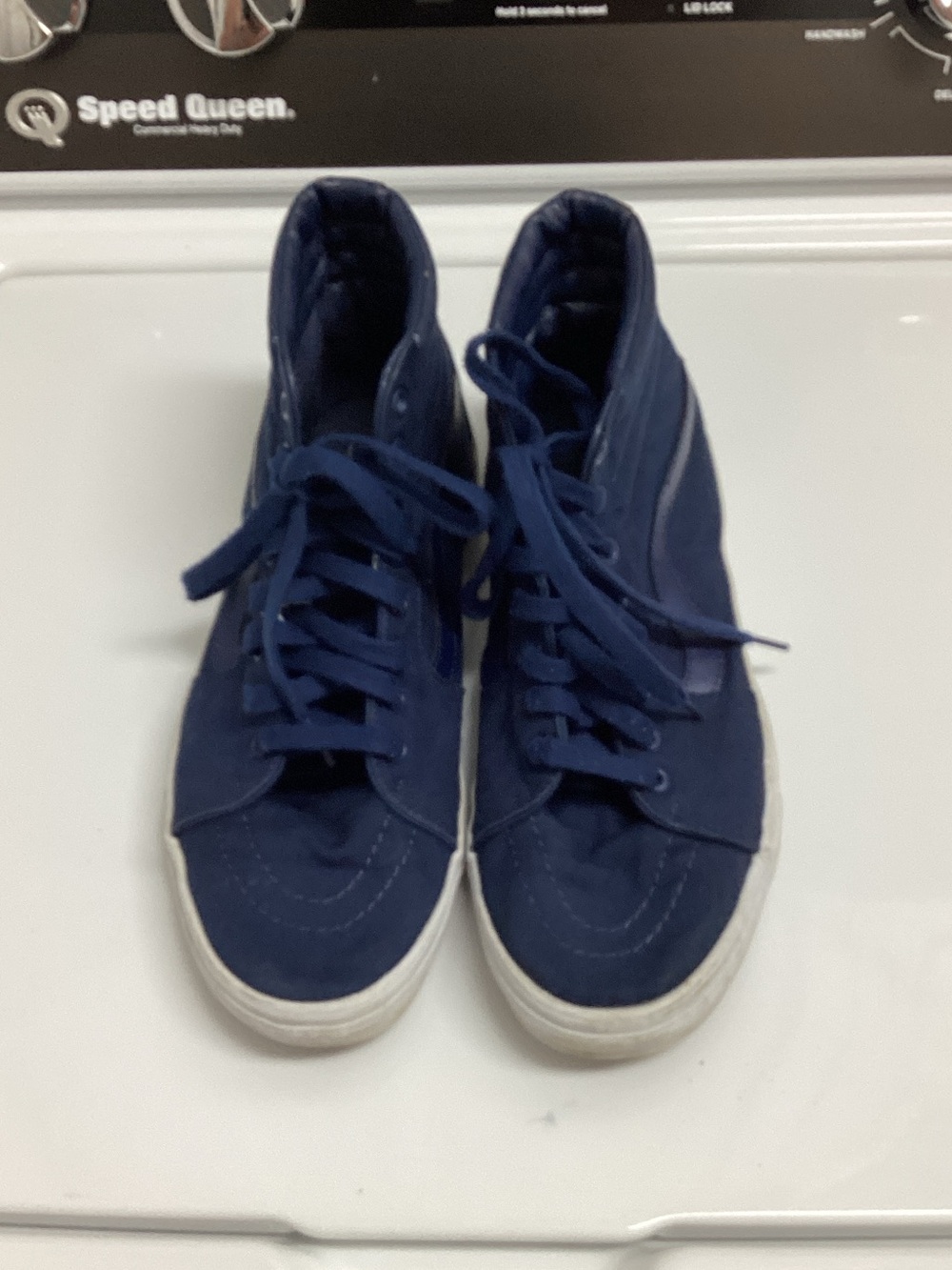 Vans Navy Blue High-Top Sneakers